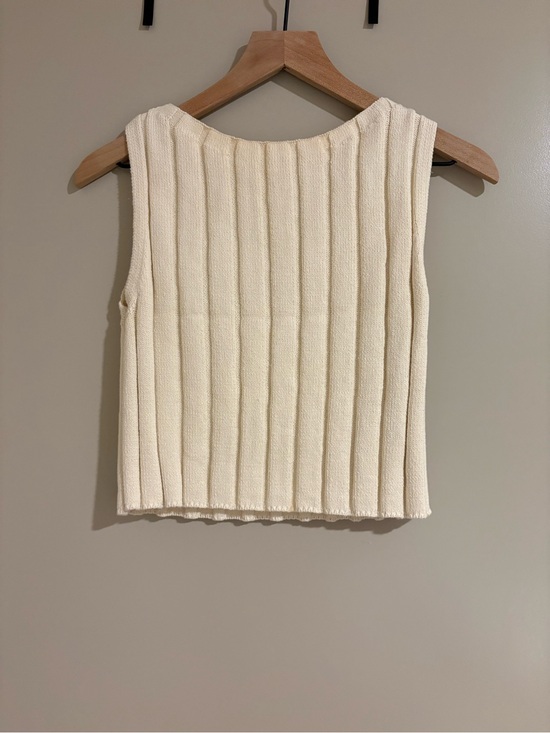 Reformation Tops - Reformation Callie Cotton Ribbed Sweater Tank